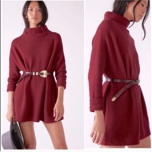 Free People size XS brand new ribbed tunic sweater